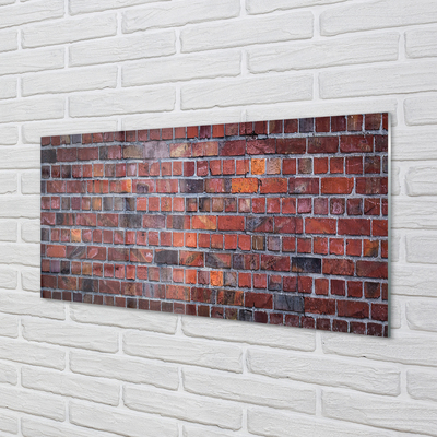 Obraz na skle Tehlové múry wall