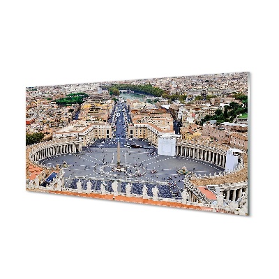 Sklenený obraz Rome Vatican square panorama