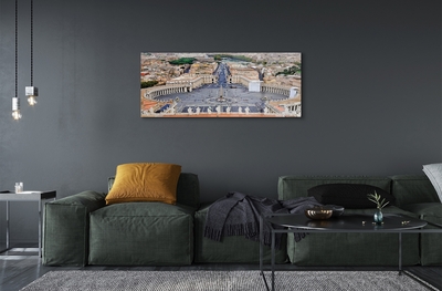 Sklenený obraz Rome Vatican square panorama