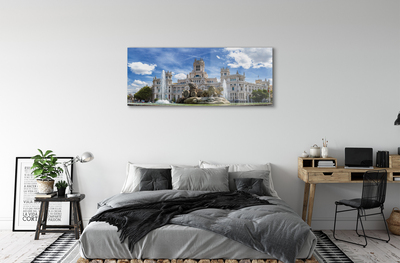 Sklenený obraz Spain Fountain Palace Madrid