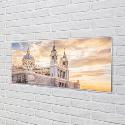 Sklenený obraz Španielsko Cathedral pri západe slnka