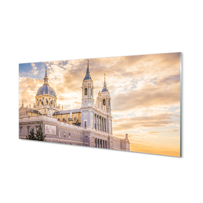 Sklenený obraz Španielsko Cathedral pri západe slnka