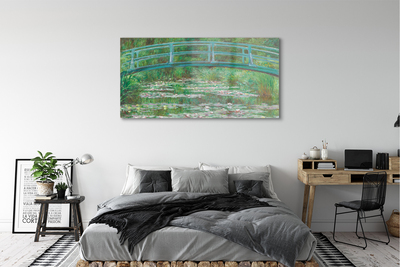 Obraz na skle Art maľované bridge