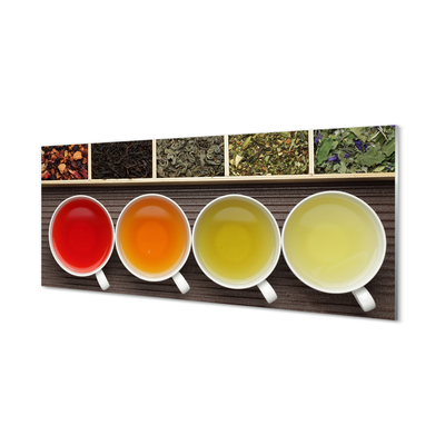 Obraz na skle čaju byliny