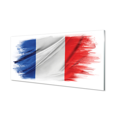 Sklenený obraz vlajka Francúzsko