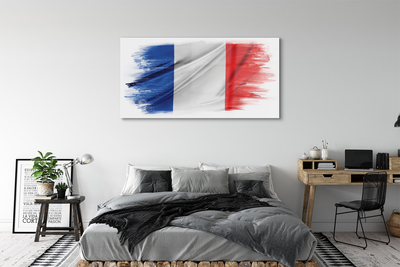 Sklenený obraz vlajka Francúzsko