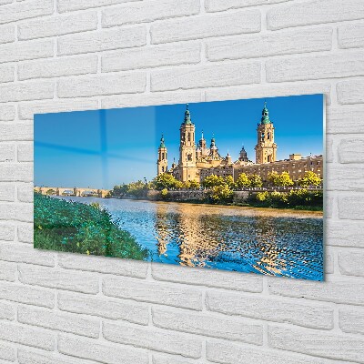 Sklenený obraz Španielsko Katedrála rieky