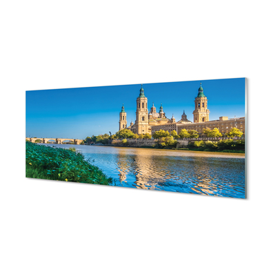 Sklenený obraz Španielsko Katedrála rieky