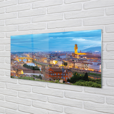 Sklenený obraz Taliansko Sunset panorama