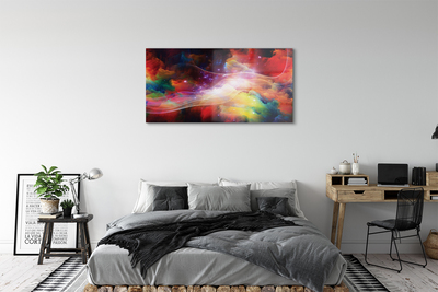 Sklenený obraz Fraktály abstraktné vlna