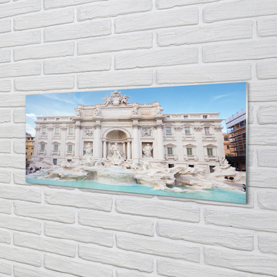 Sklenený obraz Katedrála Rome Fountain