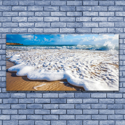 Obraz na skle Pláž more pisek príroda