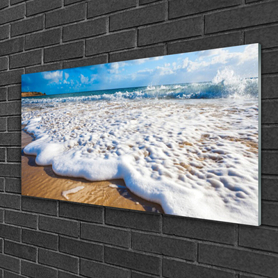 Obraz na skle Pláž more pisek príroda