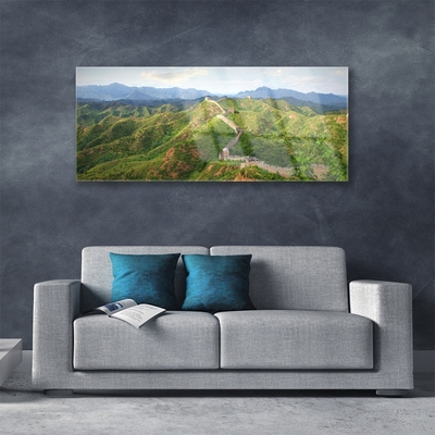 Obraz na skle Veľká múr hora krajina