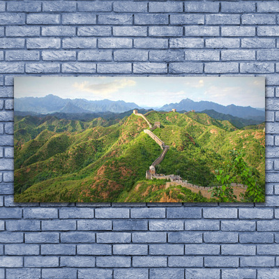 Obraz na skle Veľká múr hora krajina