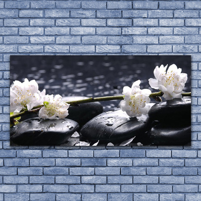 Obraz na skle Kvet kamene