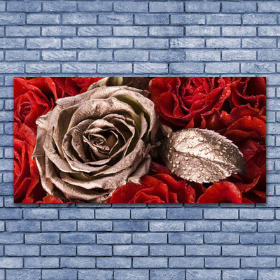 Obraz na skle Ruže kvety