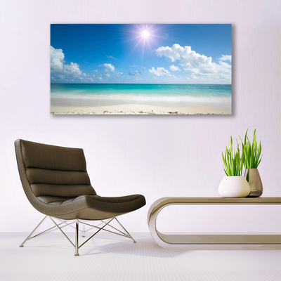 Obraz na skle More pláž slnko krajina