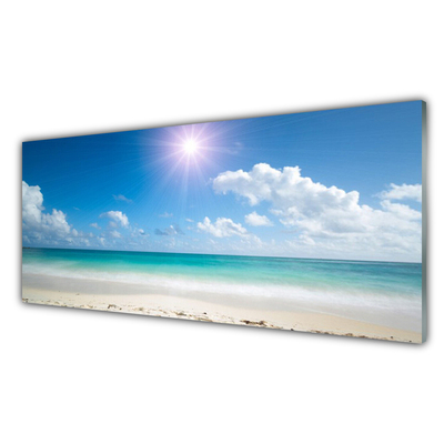 Obraz na skle More pláž slnko krajina