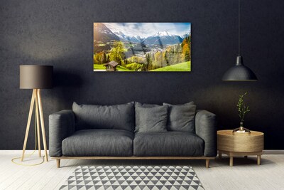 Obraz na skle Alpy príroda