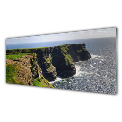 Obraz na skle Skala more príroda