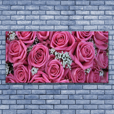Obraz na skle Ruže kvety rastlina