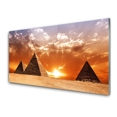 Skleneny obraz Pyramídy architektúra