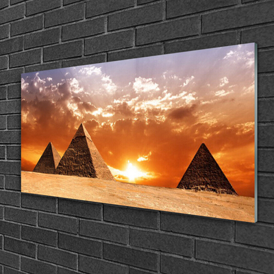 Skleneny obraz Pyramídy architektúra