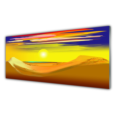 Skleneny obraz Púšť sĺnk umenie