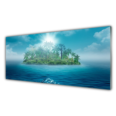 Skleneny obraz Ostrov more príroda