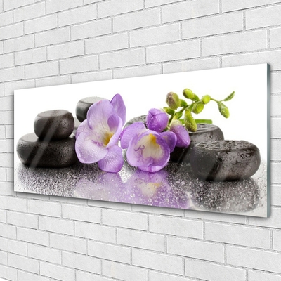 Skleneny obraz Kvet kamene umenie