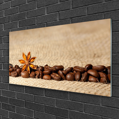 Skleneny obraz Káva zrnká kuchyňa