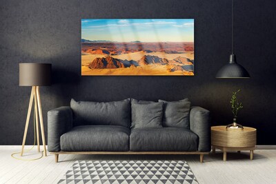 Skleneny obraz Púšť nebo krajina