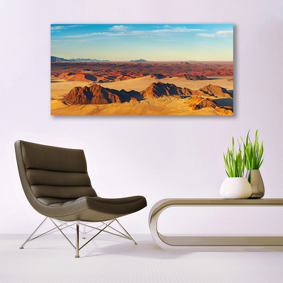 Skleneny obraz Púšť nebo krajina