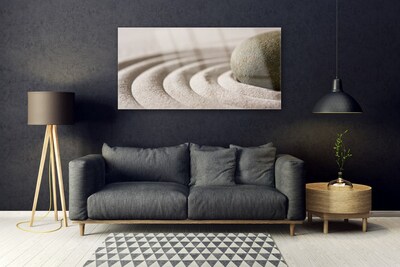 Skleneny obraz Kameň piesok umenie