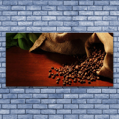 Skleneny obraz Káva zrnká kuchyňa