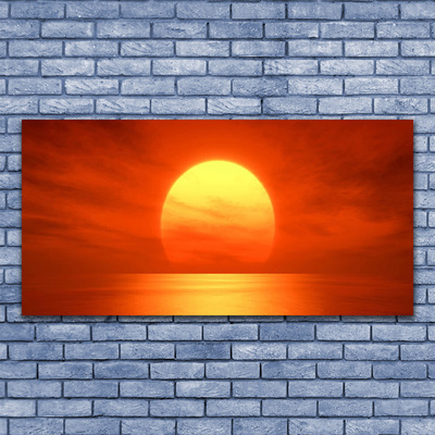 Skleneny obraz Západ slnka more