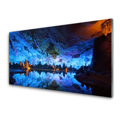 Skleneny obraz Jaskyňa svetlo ľadovec