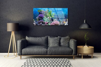 Skleneny obraz Akvárium rybičky pod vodou
