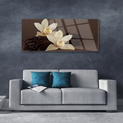 Skleneny obraz Kvety vanilky do kuchyne