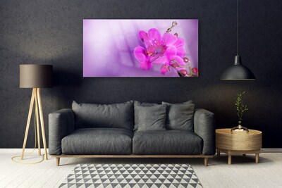 Skleneny obraz Kvety plátky orchidea