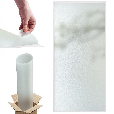 Samolepiaca fólia na sklo mliečna