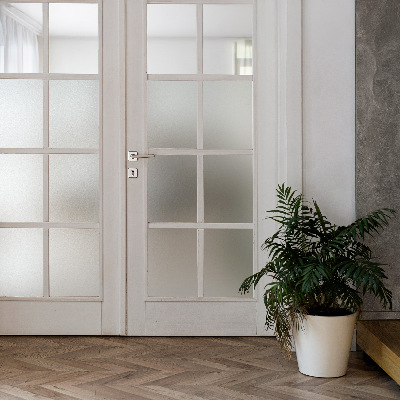 Samolepiaca fólia na sklo mliečna