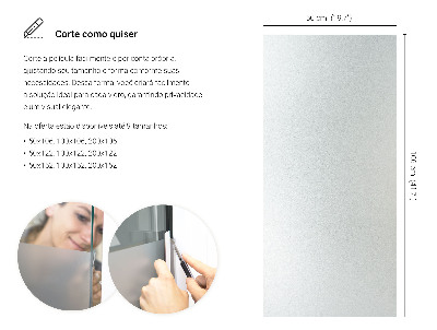 Samolepiaca fólia na sklo mliečna