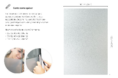 Samolepiaca fólia na sklo mliečna