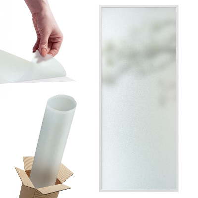 Samolepiaca fólia na sklo mliečna