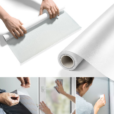 Samolepiaca fólia na sklo mliečna