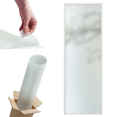 Samolepiaca fólia na sklo mliečna