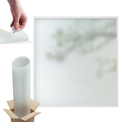 Samolepiaca fólia na sklo mliečna