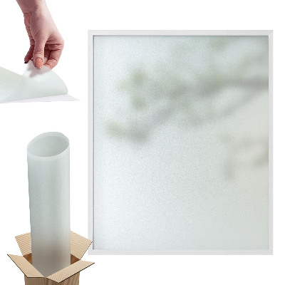 Samolepiaca fólia na sklo mliečna